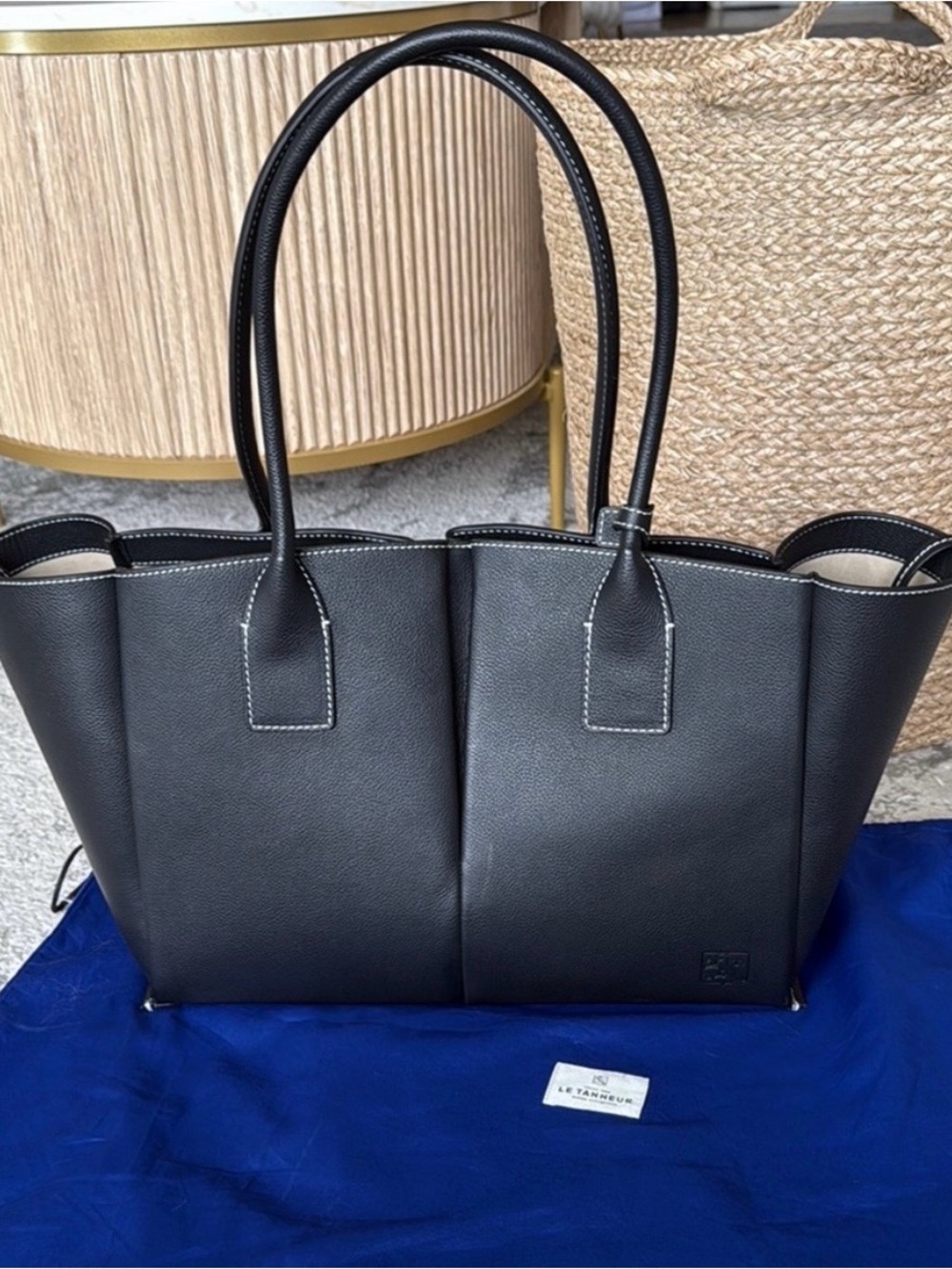 Le Tanneur Elena Large Tote Bag
